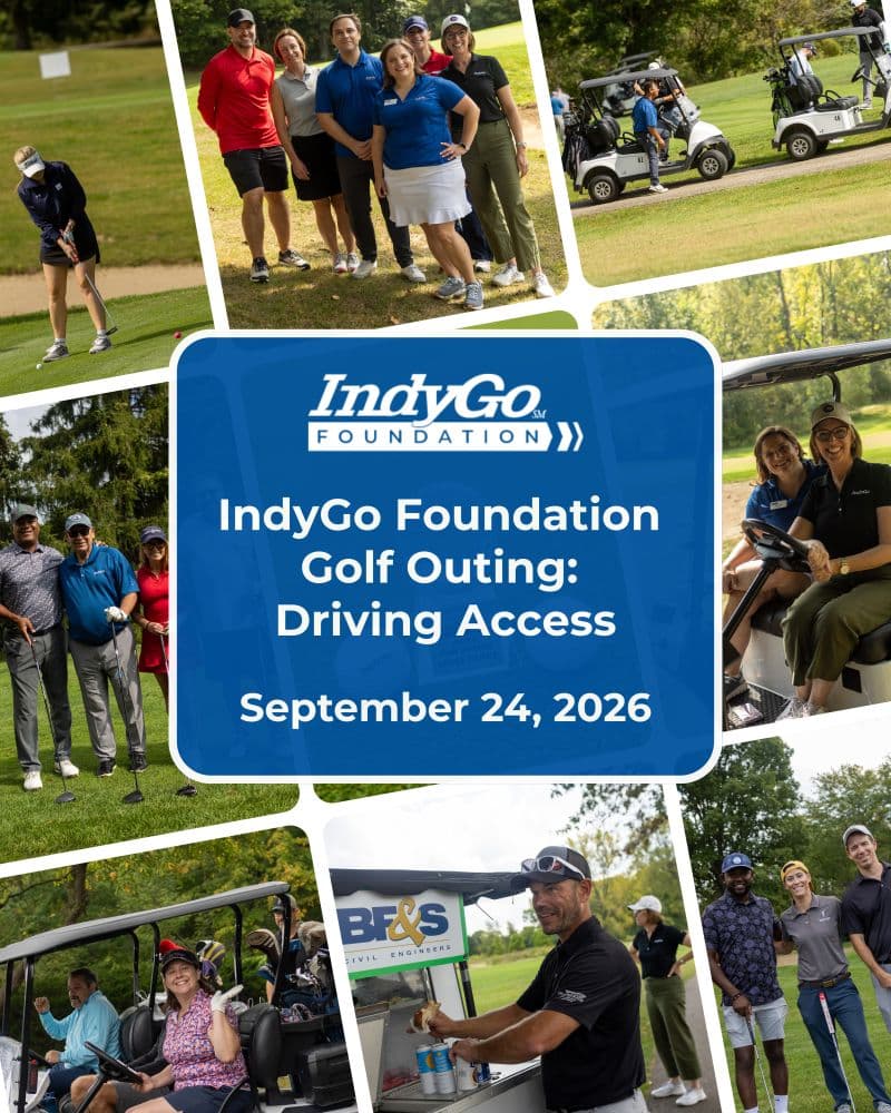 Sponsor Registration Is Open for the IndyGo Foundation Golf Outing: Driving Access
