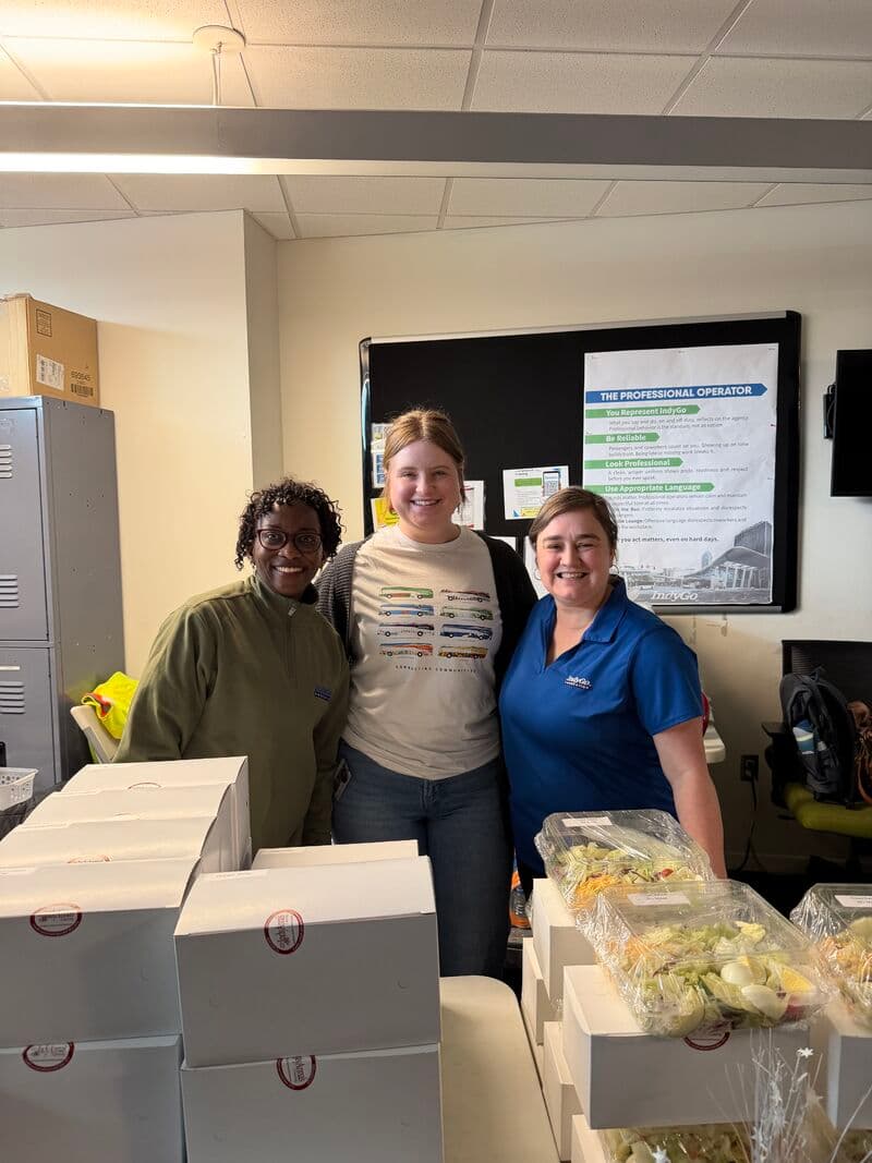 Our Team Volunteered at IndyGo's Transit Teammate Appreciation Day